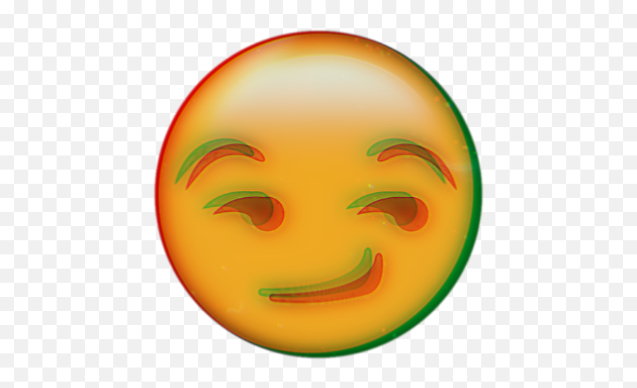 Trending Smirk Stickers - Smiley Emoji,Smug Smile Emoji