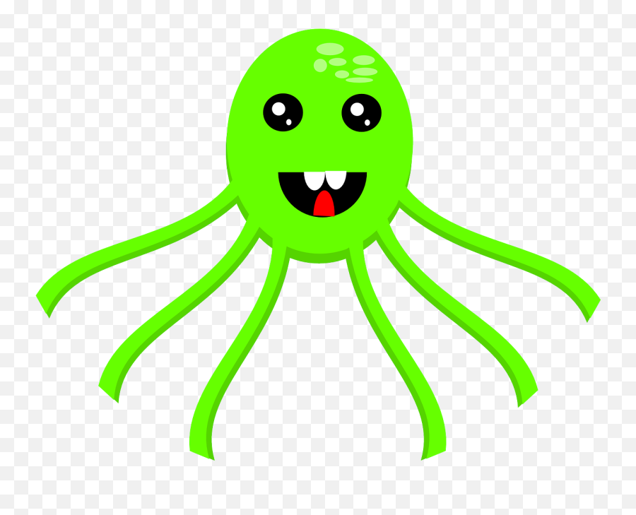 Ilustrasi Gurita Emoji,Squid Emoticon