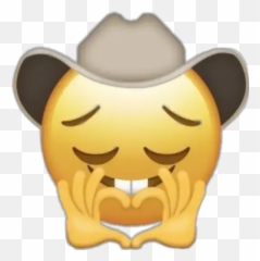 Emoji 6 - Cowboy Emoji Heart Hands,Teapot Emoji