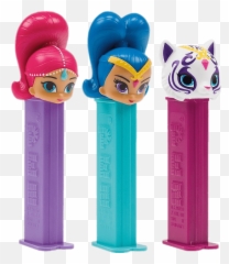 Distributeurs Pez Shimmer Et Shine Png Transparents - Stickpng Shimmer And Shine Pez Emoji,Emoji Pez
