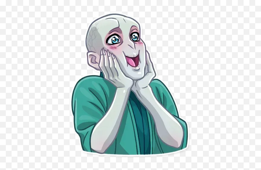 Lord Voldemort Whatsapp Stickers - Sticker Voldemort Whatsapp Emoji,Bane Emoji