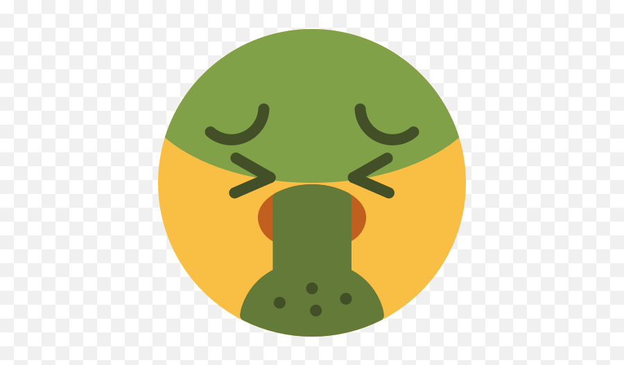 Emoji Emotion Face Feeling Puke Icon - Free Download Dot,Facebook Barf Emoji