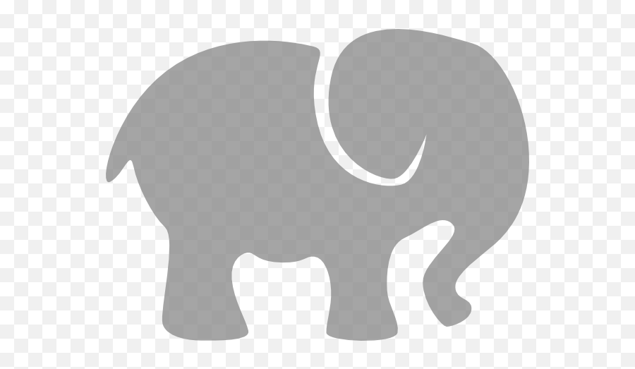 Baby Elephant Outline Clipart Kid - Grey Elephant Clip Art Emoji,Elephant Emoji