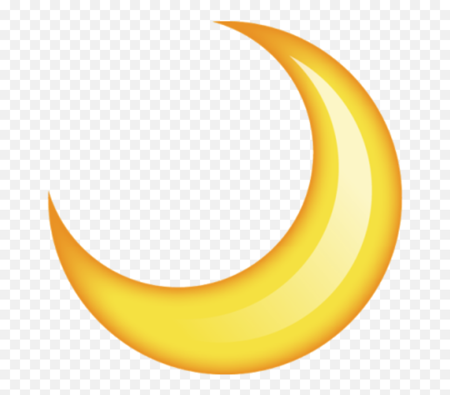Moon Emoji Yellow Blush Mochi Kawaii Makeup Pink - Crescent Moon Emoji Png,Moon Emoji