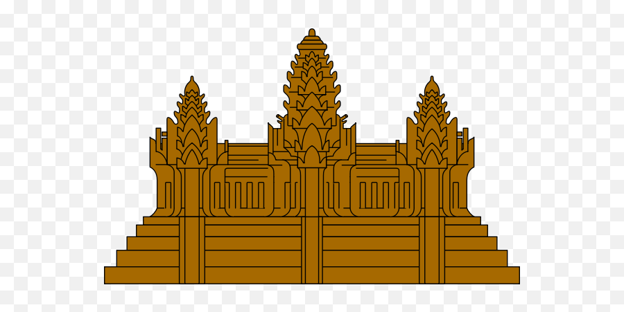Angkor Wat - Angkor Wat Logo Png Emoji,Cambodia Flag Emoji