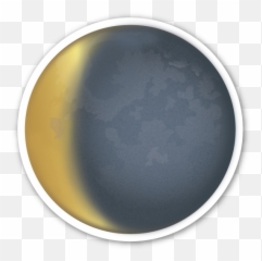 Crescent Moon Symbol Emoji Stickers - Music,Rice Ball Emoji
