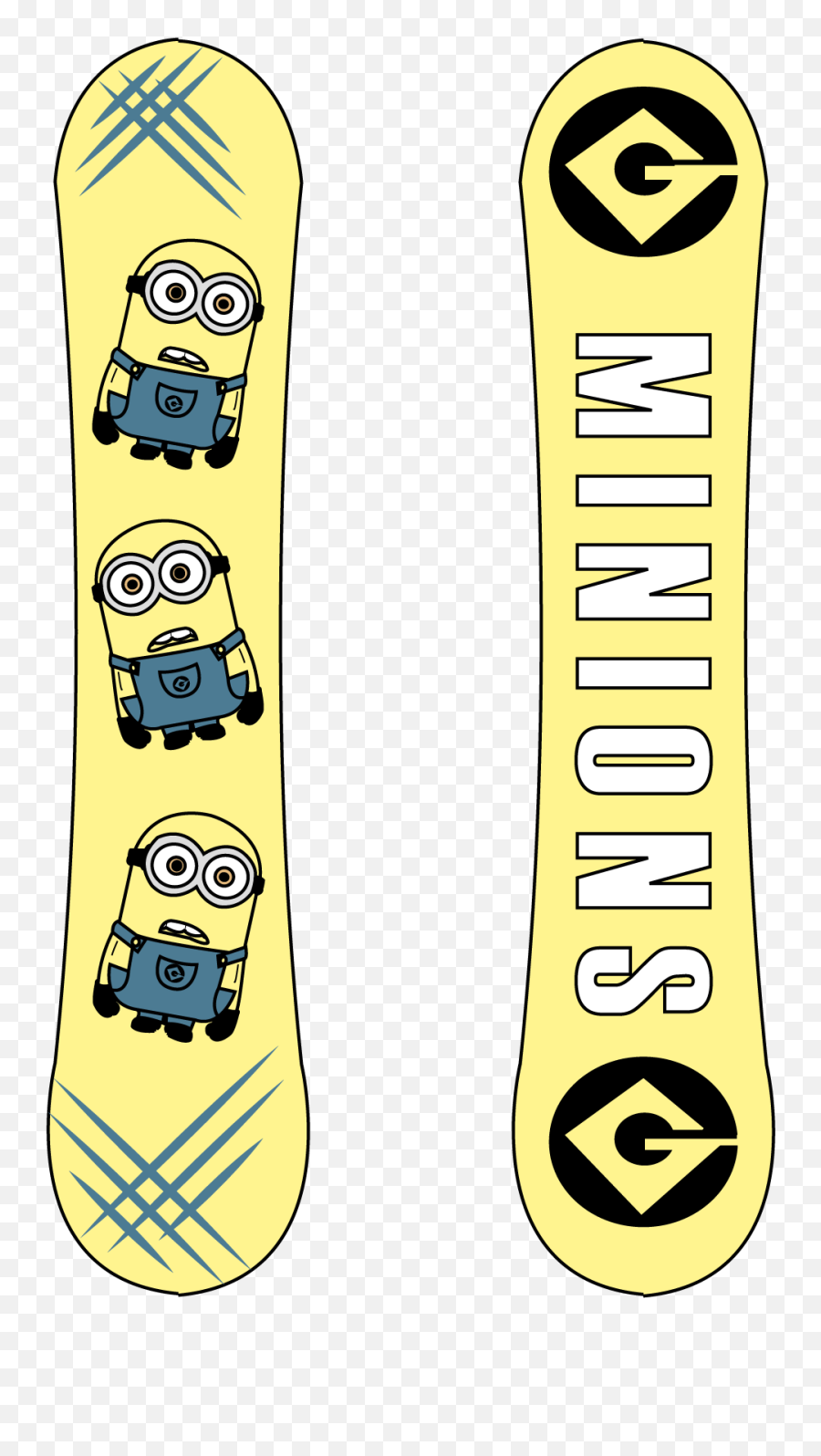 Snowboard Brook - Snowboard Con I Minions Emoji,Snowboard Emoji