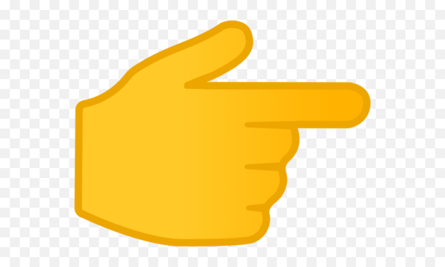 Hand Emoji Clipart Index Finger - Right Pointing Finger,Hand Emoji