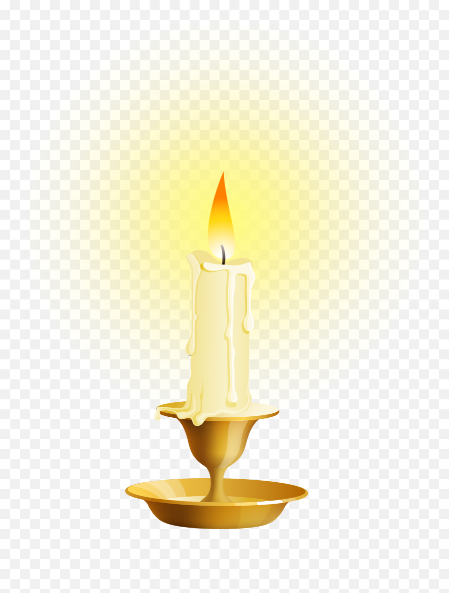 Clipart Candle Emoji Transparent - Png White Candle Burning,Emoji Candles