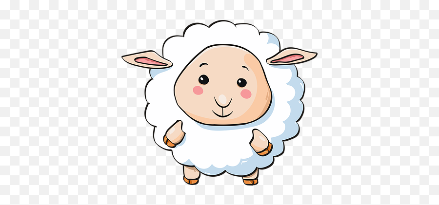 1 Free Funny Cartoon Vectors - Sheep And Lamb Cartoon Emoji,Funny Farm Emoji