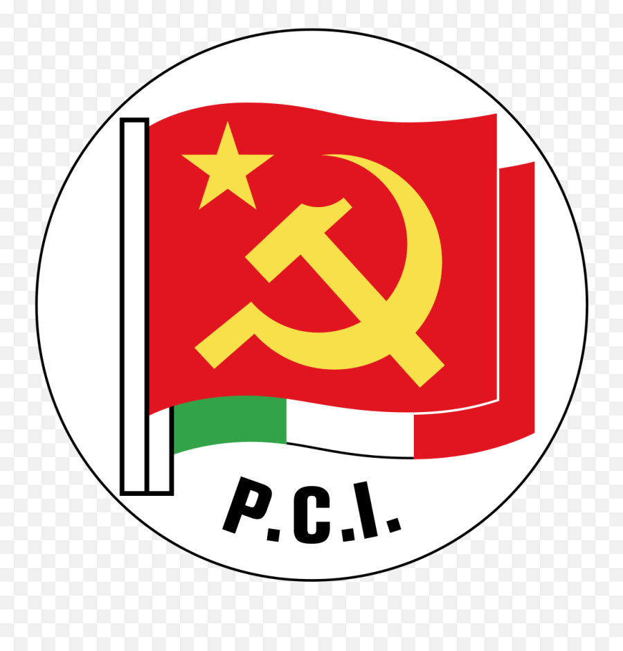 Logo Partito Comunista Italiano - Partito Comunista Italiano Emoji,Georgia Flag Emoji