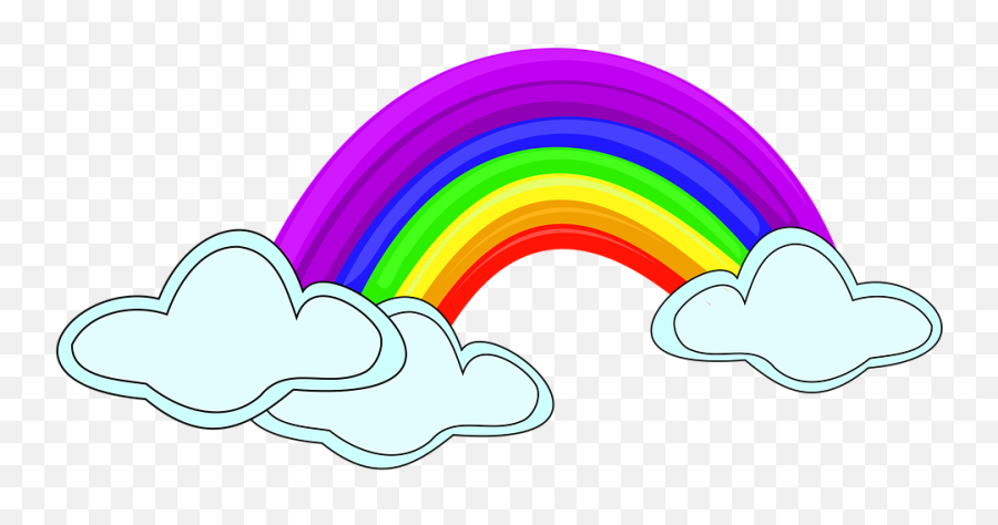 Design Clipart - Arc En Ciel Clipart Emoji,Rainbow Emoji On Facebook