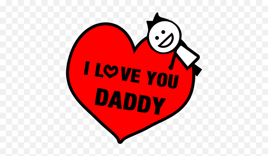 Free Fathers Day Sticker Gif - Heart Emoji,Dab Emoji Text