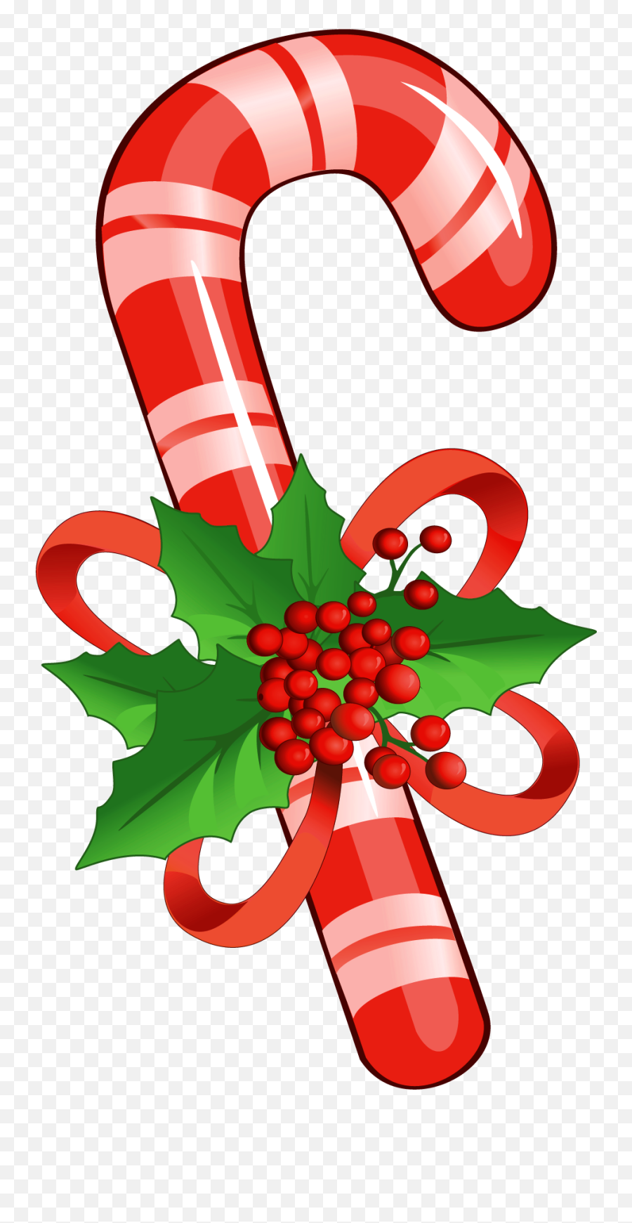 Candy Cane Clipart - Christmas Candy Cane Png Emoji,Candy Cane Emoji