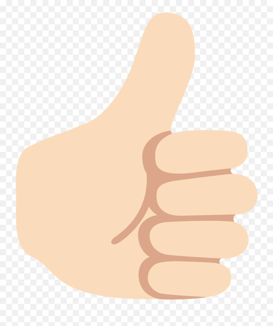 Emoji U1f44d 1f3fb - Thumbs Up Google Emoji,Freaky Emoji