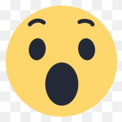 Wow Facebook Png Image Free Download - Reactions Emoji