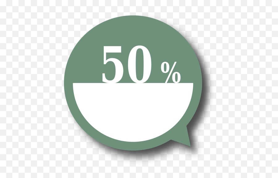 50 Percent Price Label Vector Image - 50 Percent Emoji,Price Tag Emoji
