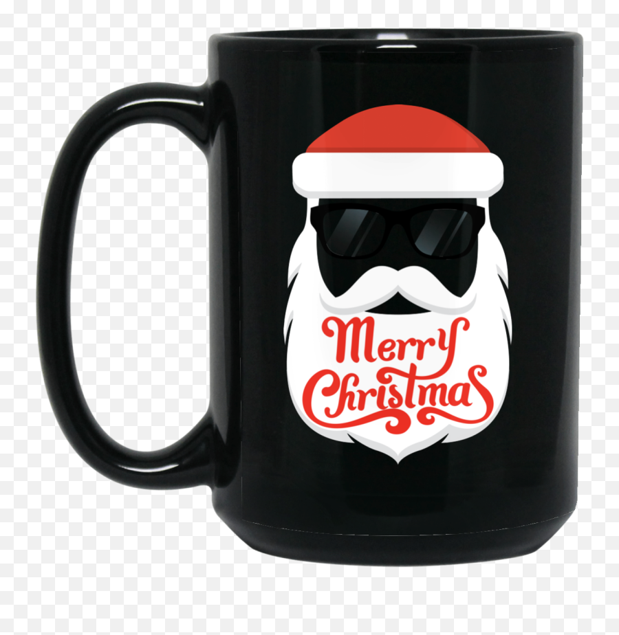 Download Merry Christmas Santa Blowing Heart Emoji Mug - Mug,Santa Emoji