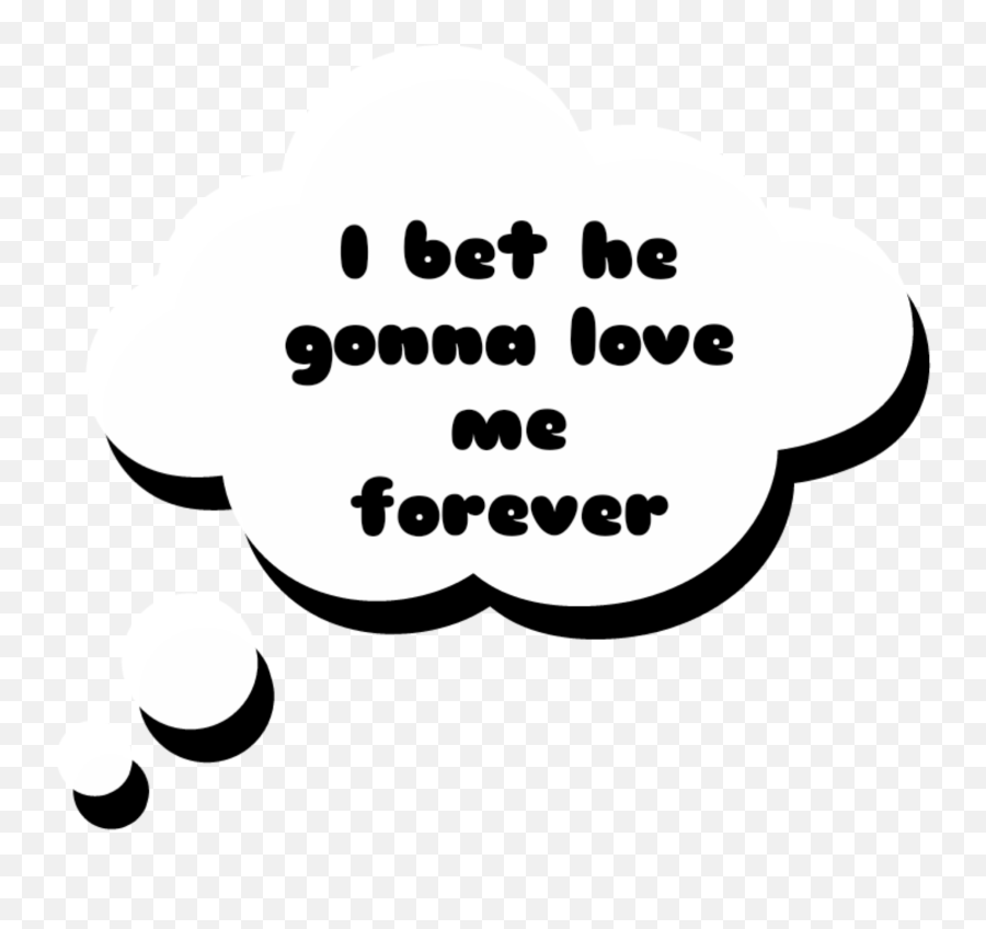 Spinel Su I Bet He Gonna Love Me Foreve - Calligraphy Emoji,Bet Black Emoji