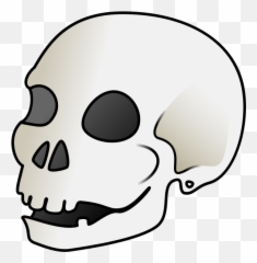 Skull - Cartoon Picture Of A Skull Emoji,Skull Emoticon