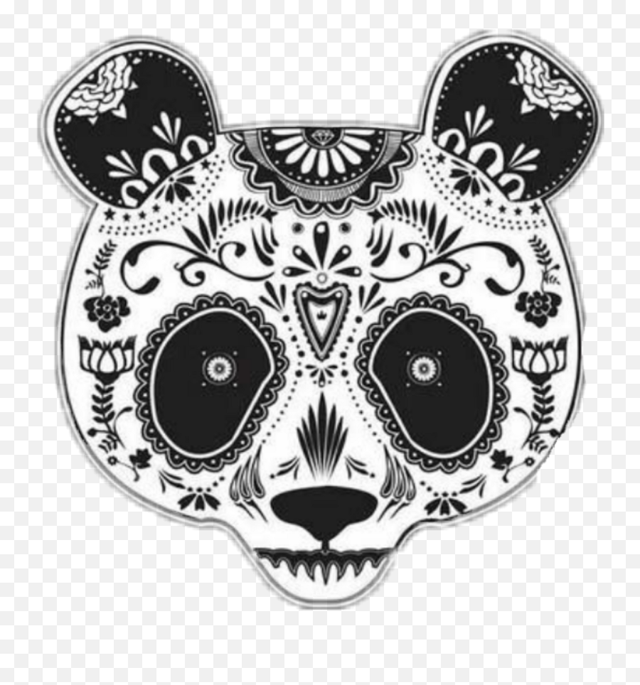 Girly Skull Png U0026 Free Girly Skullpng Transparent Images - Mandalas De Osos Panda Emoji,Sugar Skull Emoji