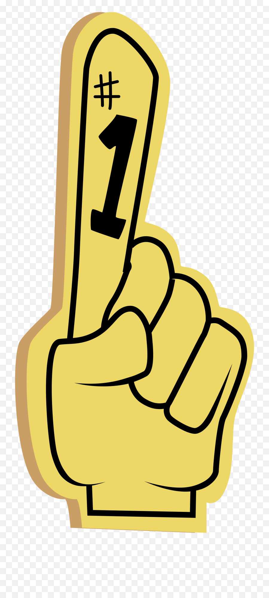 Ok Hand Clipart Transparent - Foam Finger Transparent Background Emoji,Ok Hand Emoticon