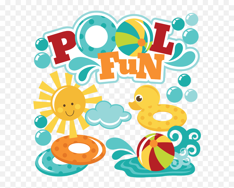Pool Fun Svg Files For Scrapbooking Pool Svg Files Beach - Pool Fun Clipart Emoji,Emoji Beach Ball