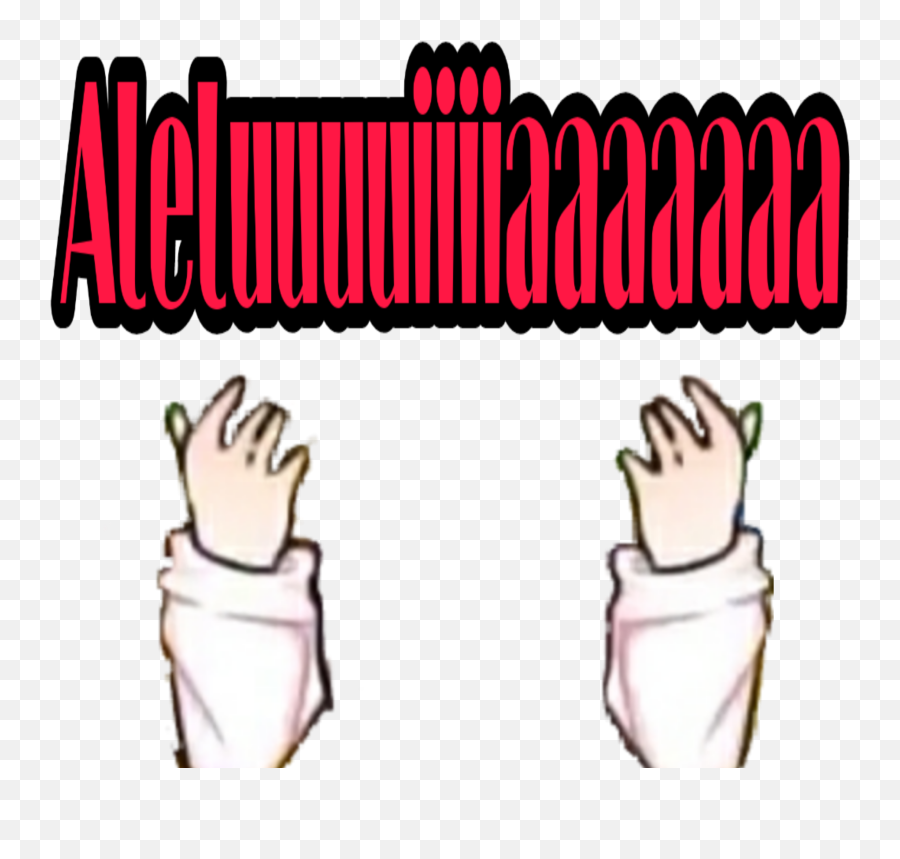 Popular And Trending Aleluia Stickers On Picsart - Clip Art Emoji,Hallelujah Hands Emoji