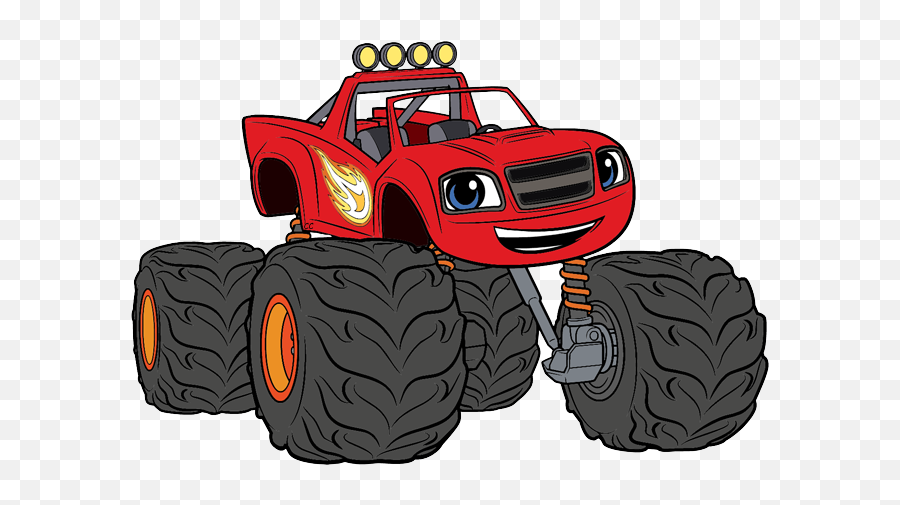 Trucks Blaze Monster Transparent Png - Blaze And The Monster Machine Clipart Emoji,Monster Truck Emoji