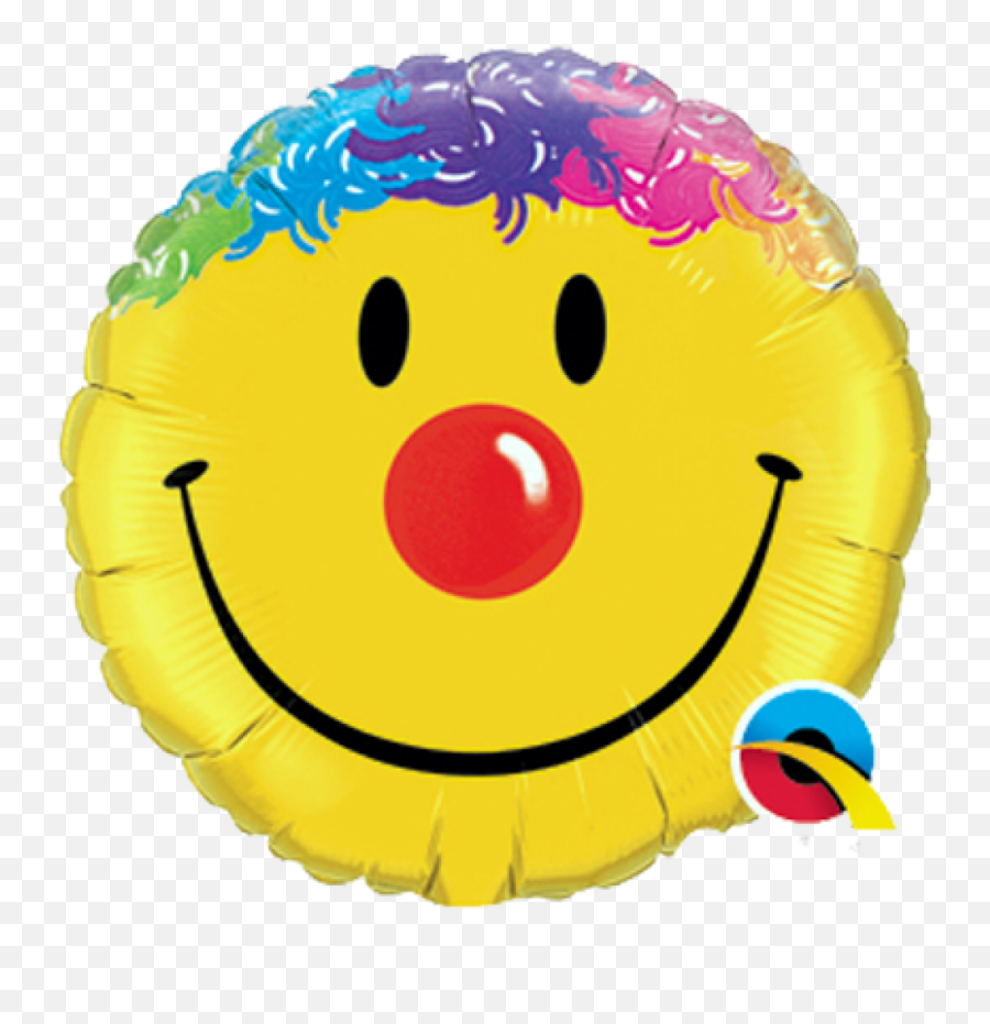 Folienballon Smiley - Haare Ø 90 Cm Qualatex In 2020 Smiley Face Emoji,Clwon Emoji