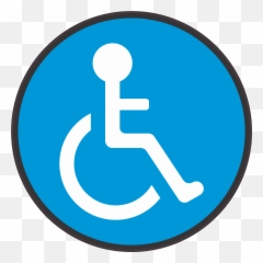 Handicap Floor Mark - Birth Defects Clipart Emoji