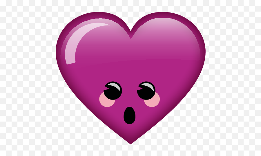 Emoji - Heart,Pink Heart Emoji Png