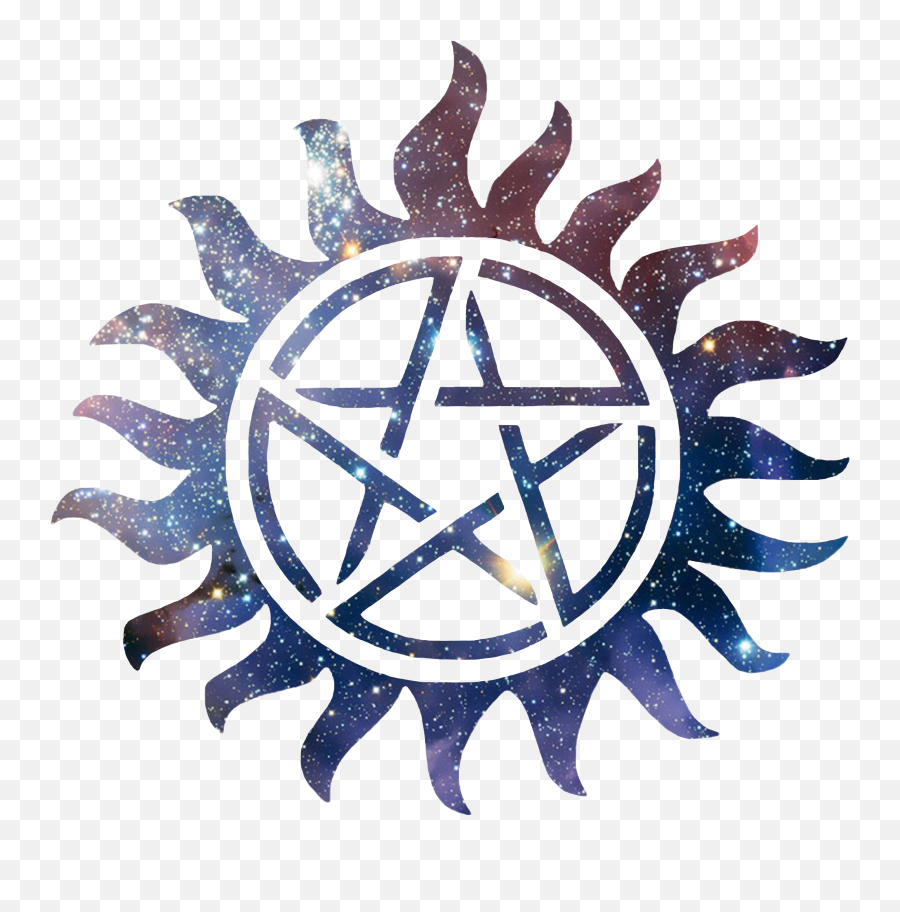 Supernatural Spnfamily Spn Sticker By Fangirllanie - Supernatural Anti Possession Symbol Emoji,Supernatural Emoji