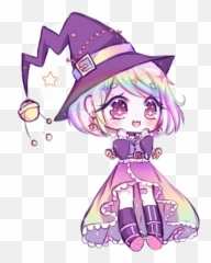 The Most Edited witches PicsArt - Anime Kawaii Chibi Cute Drawings Girl Emoji