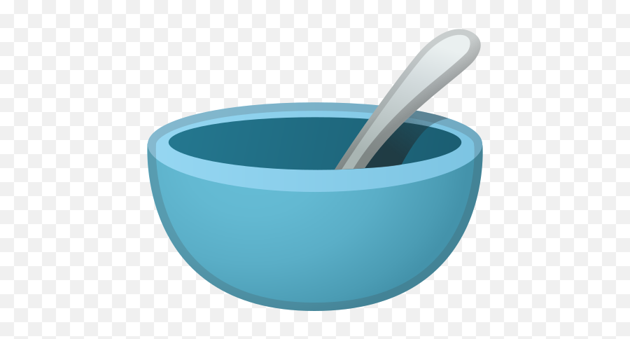 Bowl With Spoon Emoji - Bowl Emoji,Milk Emoji