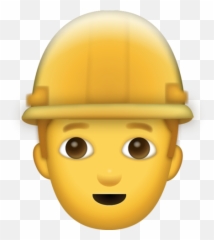 Worker Emoji Download Iphone - Engineering Png