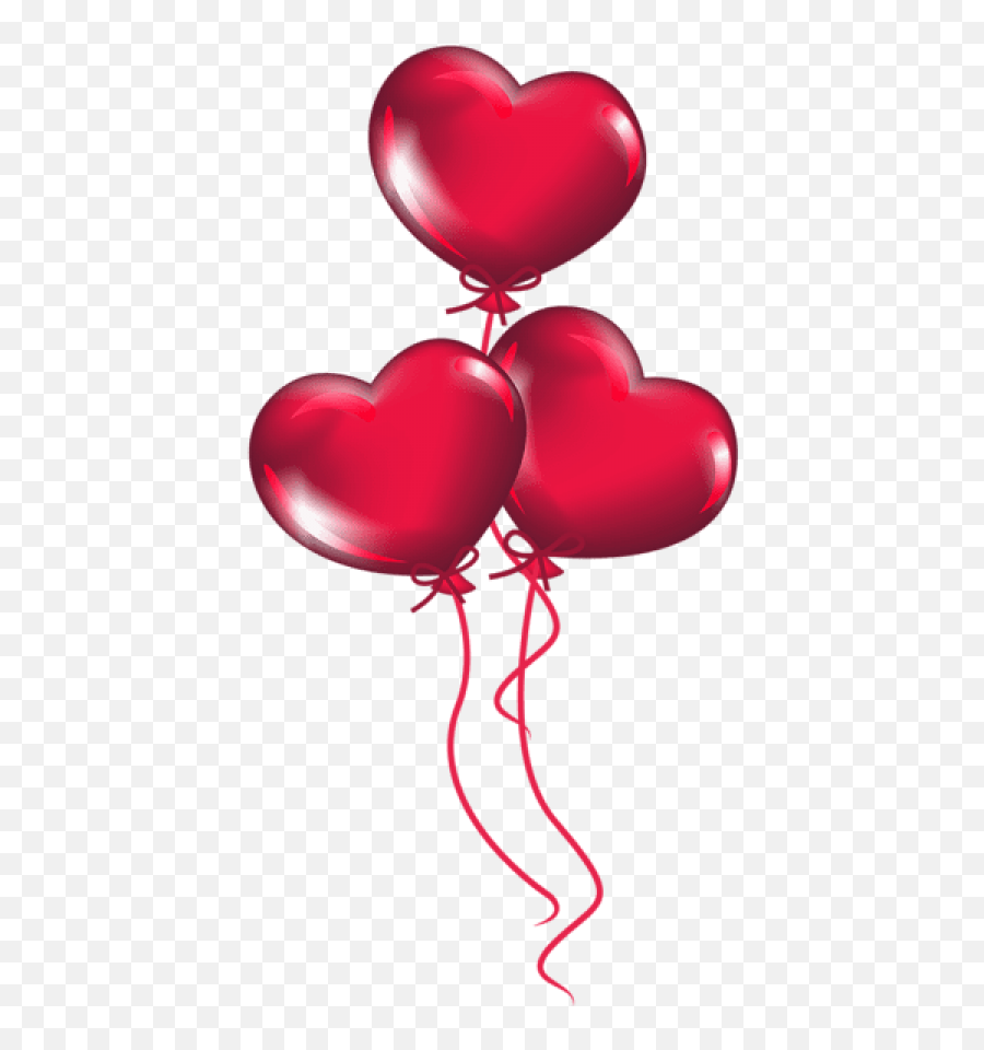 Free Png Transparent Heart Balloons Png - Heart Balloon Transparent Background Emoji,Balloon Emoji Png