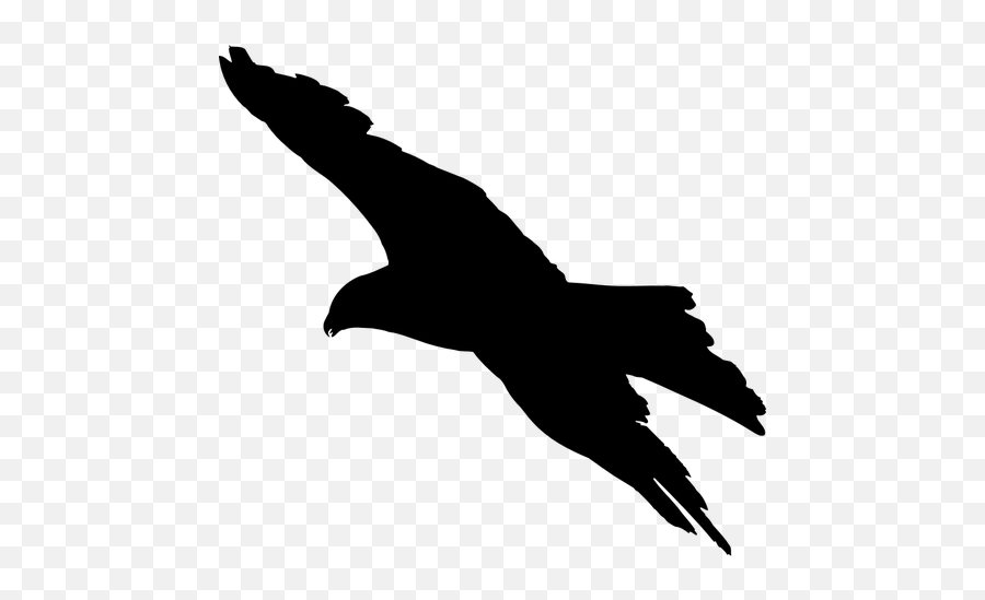 Eagle Black Silhouette - Silhouette Of Bird Of Prey Emoji,Snowflake Emoji