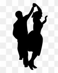 Couple Emoji Emoticon Emotion - Dancing Clipart Black And White Png,Grandpa Heart Grandma Emoji