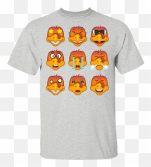 Turkey Emoji Funny Thanksgiving Christmas Light T - Japanese Jui Jitsu Shirts,Turkey Emoji