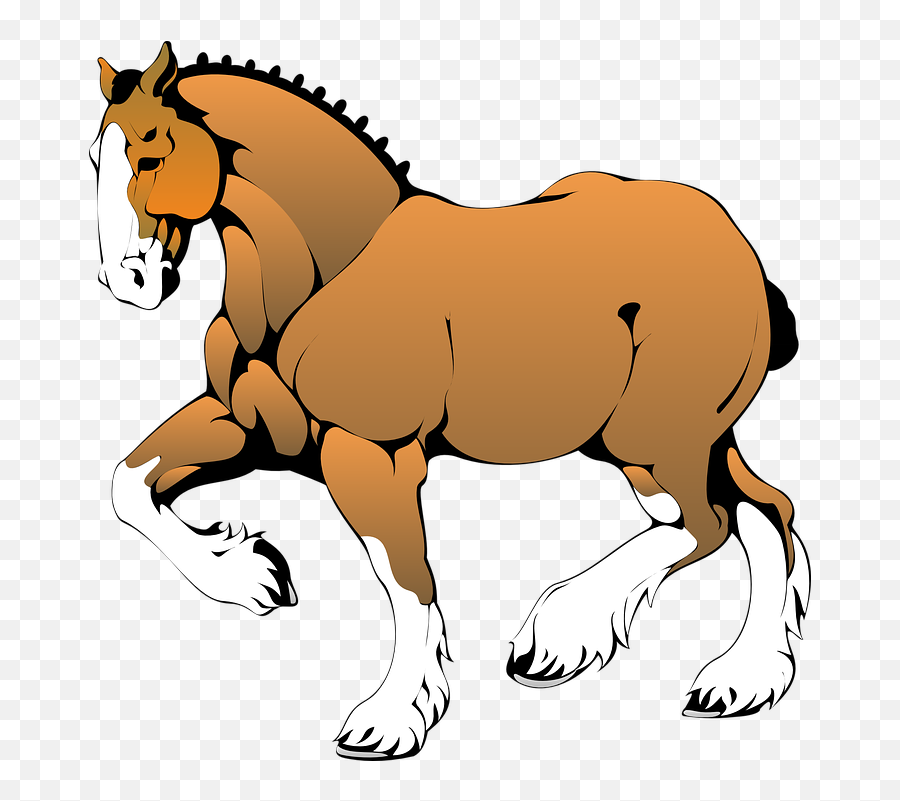 Free Motion Film Vectors - Clydesdale Horse Clipart Emoji,Workout Emoji