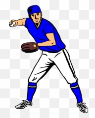 Baseball Player Clipart 2 - Emoji