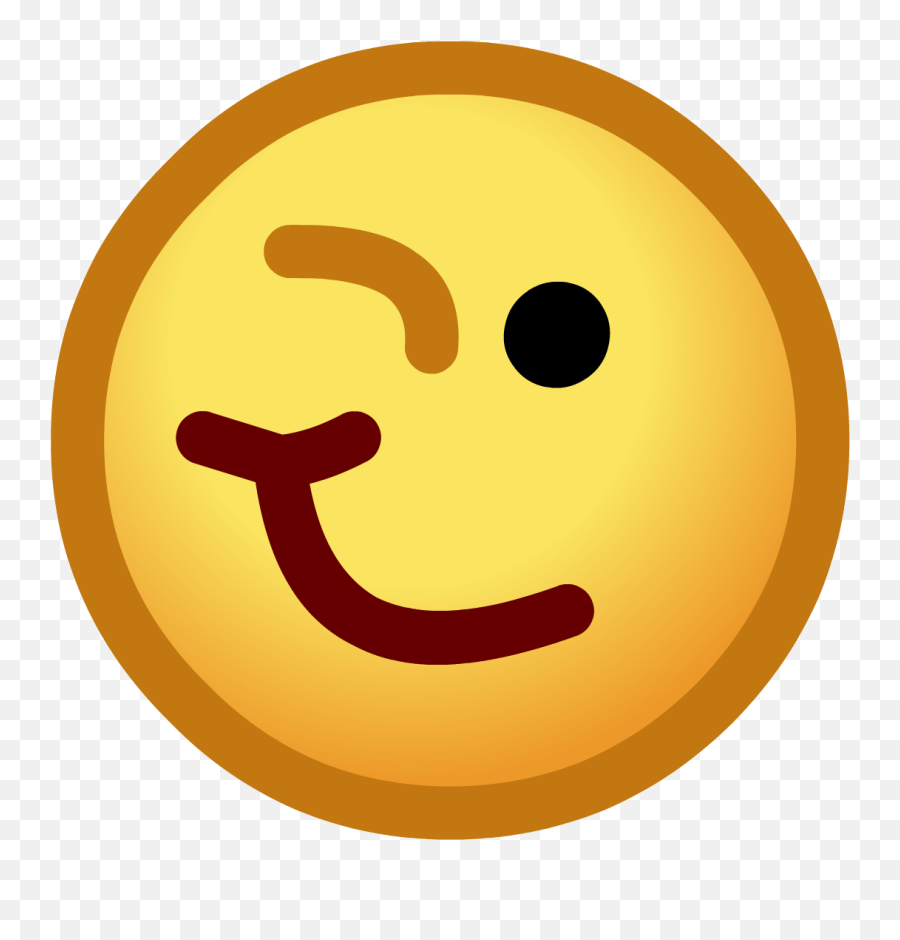 Picture Of Winking Smiley Face - All Club Penguin Emojis,Winky Face Emoji