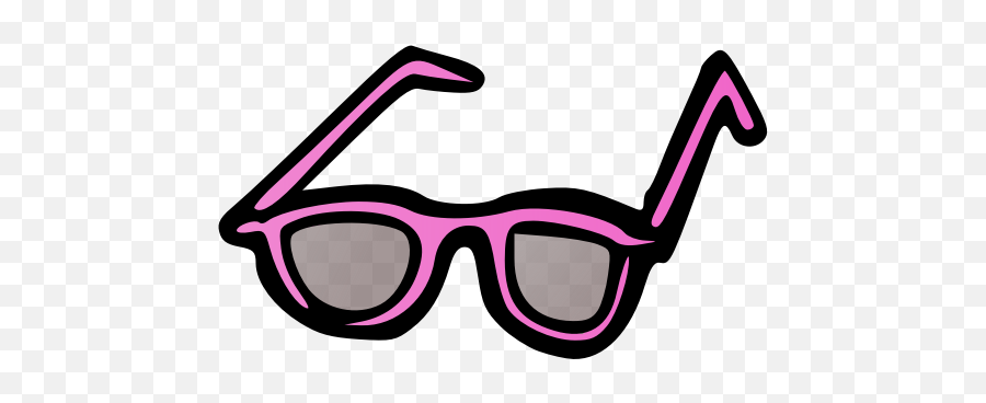 Sunglasses Outline - Sunglasses Clip Art Emoji,Sun Light Bulb Finger Emoji