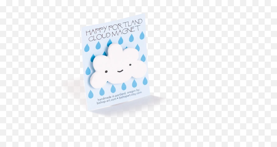 Happy Cloud Magnet - Cartoon Emoji,Emoticon Magnets