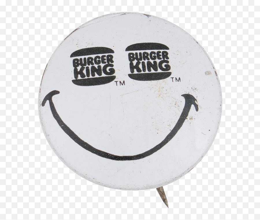 Burger King Eyes Smiley Busy Beaver Button Museum - Circle Emoji,Eyes Emoticon
