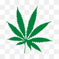 Smoke Weed Stickers - Marijuana Leaf Emoji