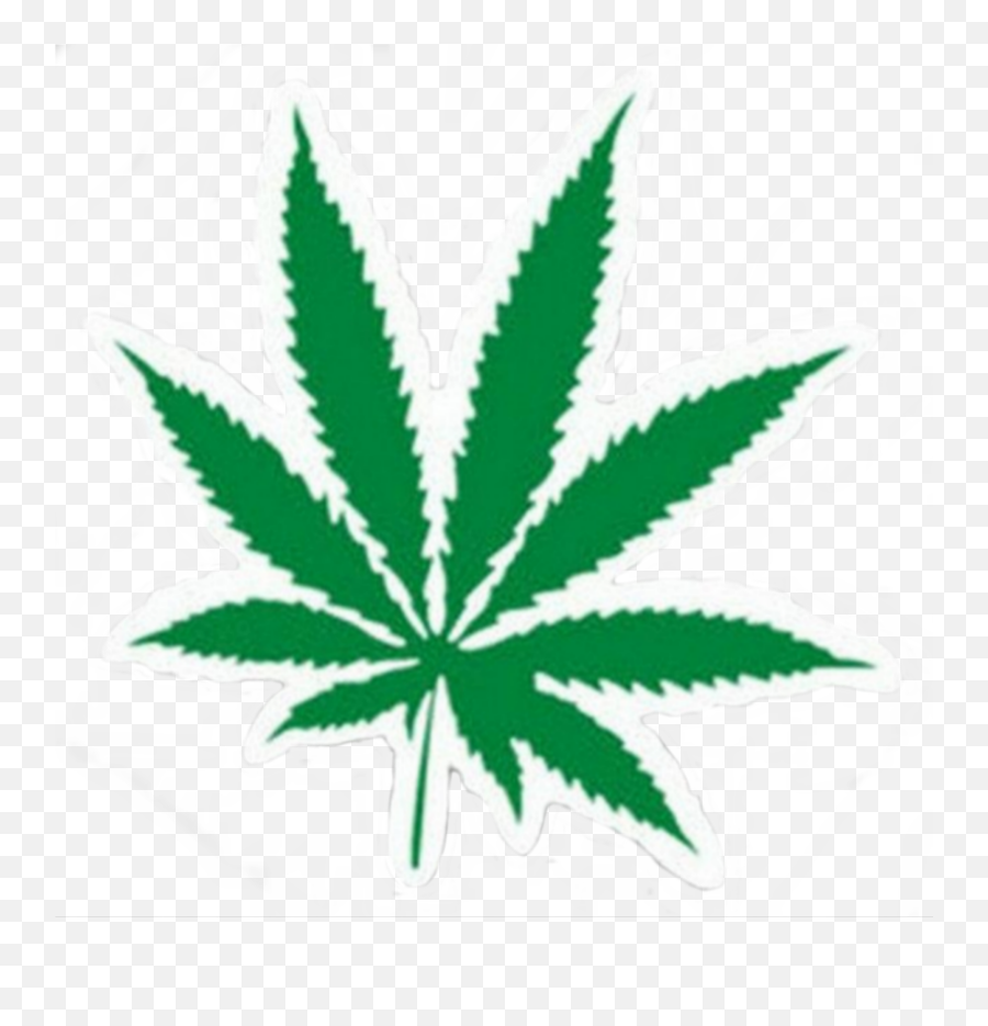 Smoke Weed Stickers - Marijuana Leaf Emoji,Emoji For Weed
