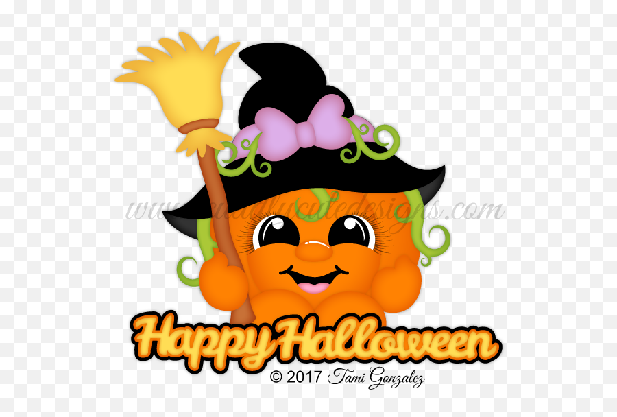 Download Pumpkin Witch Cutie - Pumpkins Cute Cartoon Png Png Clip Art Emoji,Emoji Pumpkins