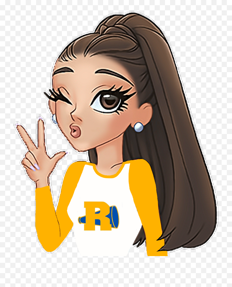Arimoji Riverdale Rivervixen Arianagrande Emoji - Cute Ariana Grande Cartoon,River Emoji